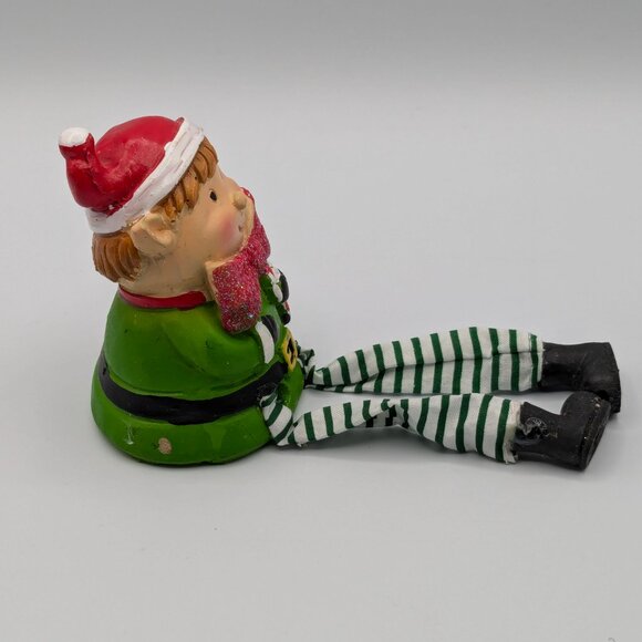 Shelf Sitter Elf Holiday Christmas Figurine - Picture 2 of 8